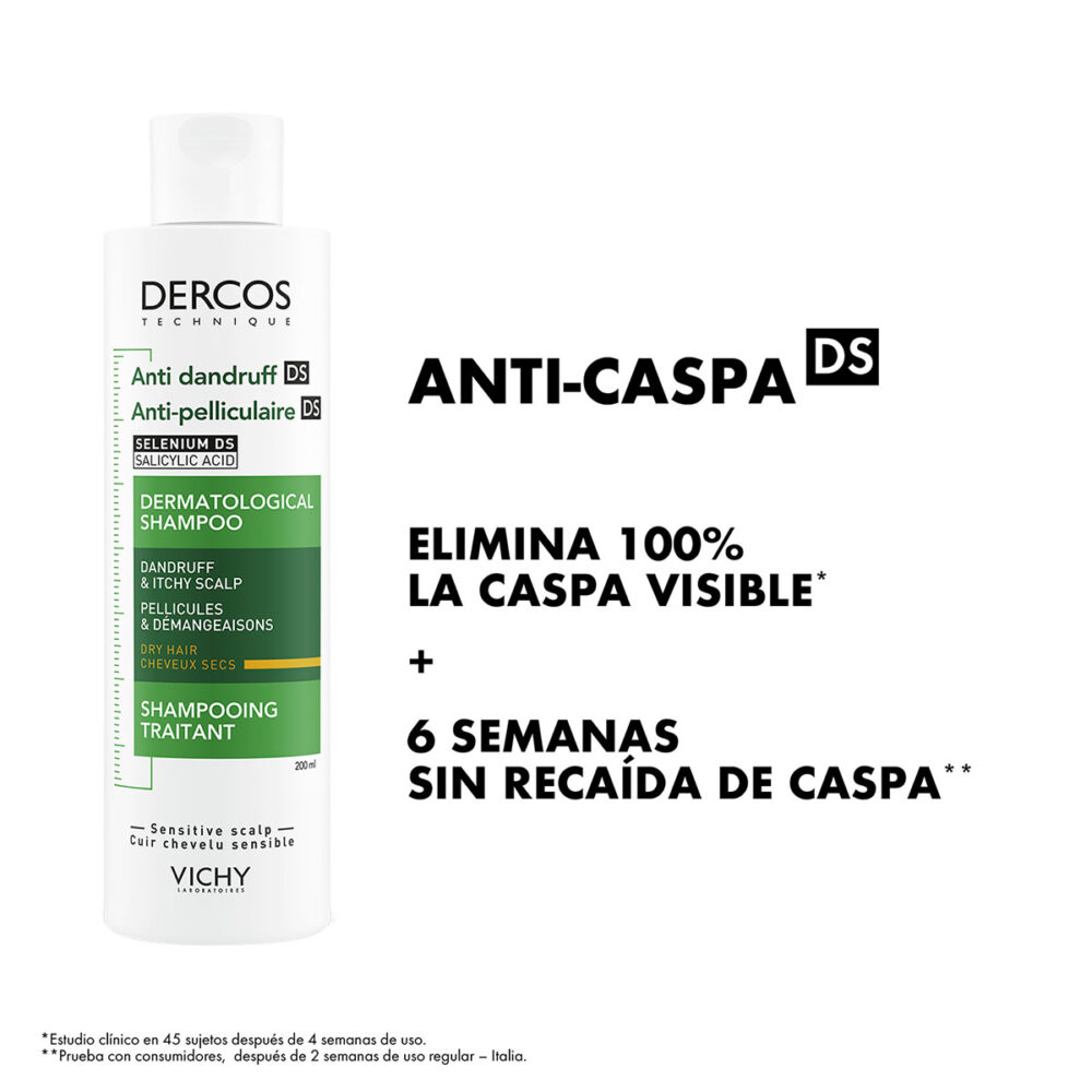 Dercos Anti Pelliculaire Shampoo Caspa Seca